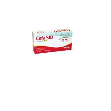 Imagem de Cefa Sid 660 Mg - 10 Comprimido Cães E Gatos - Vansil, 660