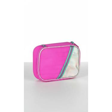 Imagem de Estojo Escolar Box Juvenil Rosa 36 Lápis - Congratulations Store