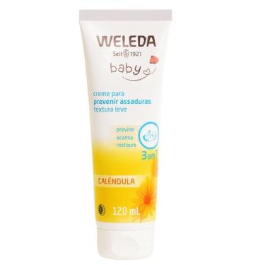 Imagem de Pomada De Assaduras Natural Baby Creme De Calêndula 120ml Weleda Prote