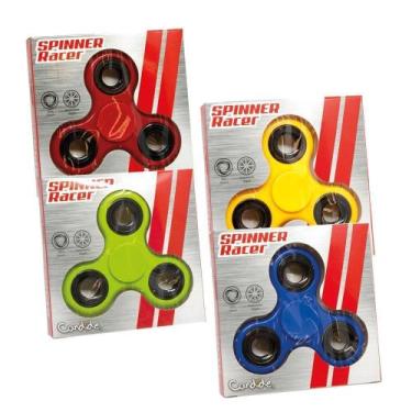 Imagem de Kit 4 Fidget Spinner - Verde (2601v) + Vermelho (2601vm) + Azul (2601a
