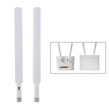 Imagem de Antena de roteador Yoidesu 2 peças, antena de sinal com conector SMA, antena WiFi, antena sem fio para Huawei B310/B593/B315s/E5186s