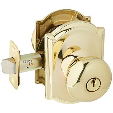 Imagem de Schlage Lock Company F51APLY605CAM F51A Plymouth 605 CAM 16211 10027 Camelot Deco Rose Entry