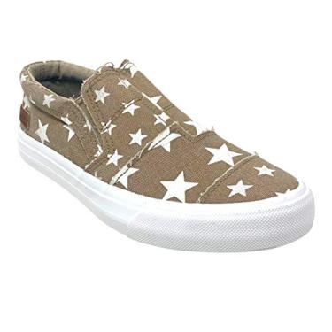 Imagem de Blowfish Malibu Tênis feminino Maddox, Galáxia Cream Coffee Galaxy/galáxia grande, 7.5