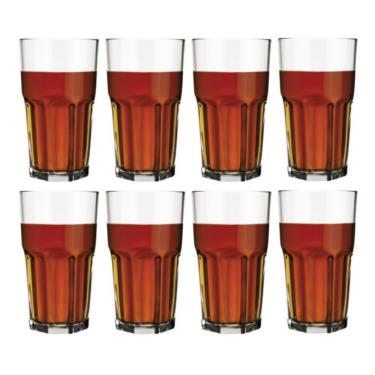 Imagem de Copo Redondo Bristol Vidro Transparente 410ml Nadir - 8Un