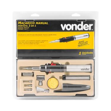 Imagem de Maçarico Manual Portátil 3 em 1 Vonder