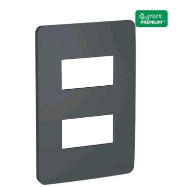 Imagem de Schneider Orion Placa 4X2 2 Postos Stellar Black S730121294