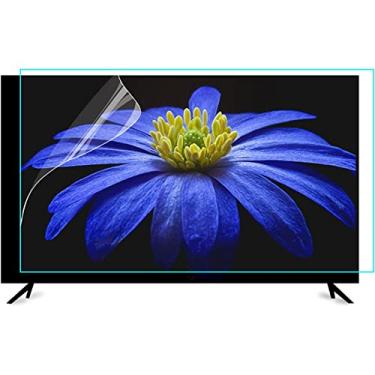Imagem de Helikim Película antirreflexo para TV de 32 a 75 polegadas, protetor de tela para TV anti-luz azul para uso interno e externo, taxa de até 90% de filtro para LCD, LED, OLED 4K e QLED HDTV, 55" (1221 x 689)