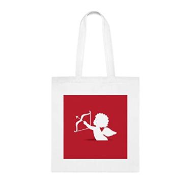 Imagem de SpreadPassion Sacola Cupid Vector, presente de vetor de cupido, bolsa de ombro Cupid Vector, sacolas reutilizáveis Cupid Vector, ideia de presente de cesta de aniversário e Natal, presente para ela