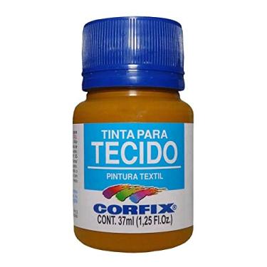Imagem de Tinta para Tecido 37 ml Corfix Tons Azul/Verde/Marrom/Cinza Avulso AMARELO OCRE 353