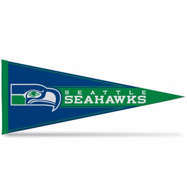 Imagem de Rico Industries Flâmula de feltro macio NFL Seattle Seahawks Retro 30 cm x 76 cm - EZ para pendurar - Decoração de casa (sala de jogos, caverna masculina, quarto)