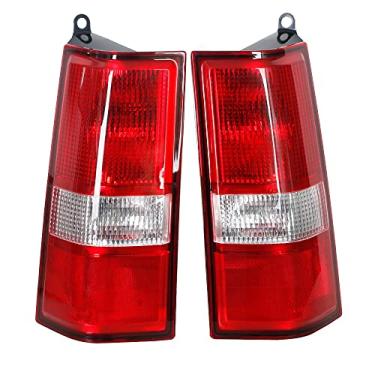 Imagem de JESYMBX Par de luzes de freio para farol traseiro Chevy Express/GMC Savana 2003-2019