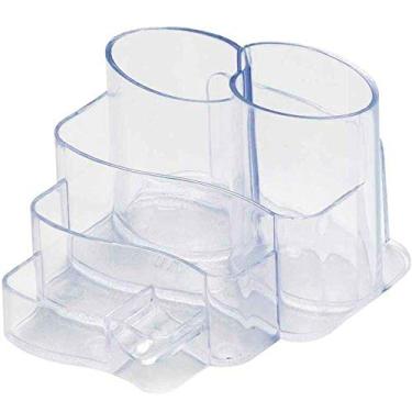 Imagem de Porta Lápis/Clips/Papel Conjunto Triplo Injetado Cristal 3005H Dello