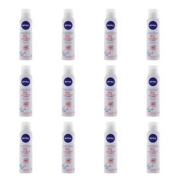 Imagem de Nivea Dry Comfort Desodorante Feminino 150ml (kit C/12) Dry Comfort