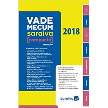 Imagem de Vade Mecum Saraiva Compacto 2018 - Brochura
