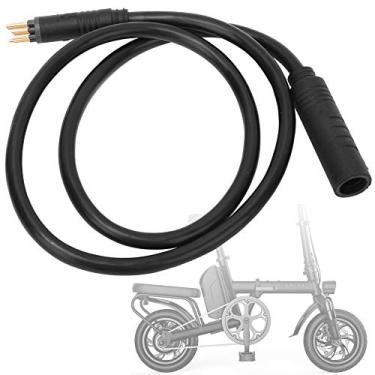 Imagem de Cabo de extensão de motor E-Bike de 9 pinos, fio de bicicleta elétrica fêmea para macho, kit de conversão de cabo E-Bike à prova d'água, cabo de extensão de motor de roda para e-bike (1,5 x 600 mm)