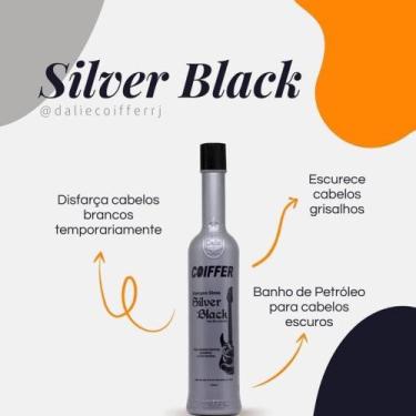 Imagem de Shampoo Gloss Silver Black Coiffer 300 Ml Cabelos Grisalhos