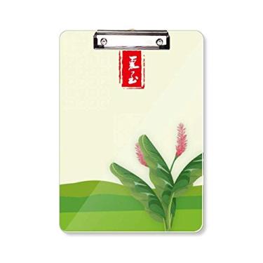 Imagem de Circlar June Solstice Twenty Four Solar Term Prancheta Pasta Bloco de Escrita Placa de Apoio A4