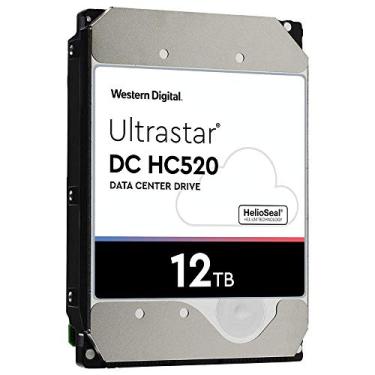 Imagem de HGST – WD Ultrastar DC HC520 HDD | HUH721212ALE600 | 12TB 7.2K SATA 6Gb/s 256MB Cache 3,5-polegadas | ISE 512e | 0F30144 | Hélio Data Center Disco rígido interno