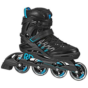 Imagem de Roller Derby Patins Inline Aerio Q-84 Masculino - Preto/Azul - Tamanho 07