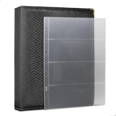 Imagem de Álbum Fichário 50 Folhas p/ Cédulas 4 Espaços 32x24 Cobra G