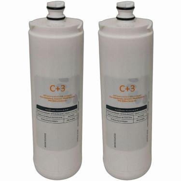 Imagem de Kit 2 Refil Filtro Purificador Bebedouro de Agua C+3 Ibbl Fr600 Vela Atlantis Immaginare Speciale Due