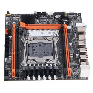 Imagem de Placa-mãe LGA 2011 V3 ATX, placa mãe para jogos com porta SATA X99H, slots PCIe 3.0/NVME M.2/4 canais DDR4/SATA 6Gb/s,/USB3.0, desktop PC Mainboard
