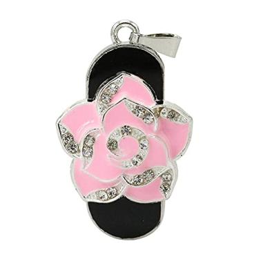 Imagem de Pen Drive USB 2.0 em forma de flor rosa de 32 GB Pen Drive Pen Drive USB Stick USB Drive Flash Disk Pen Drive USB Stick U Disk PenDrive (rosa)