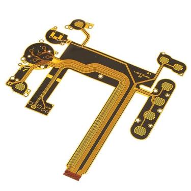 Imagem de MOUDOAUER Botão do teclado da câmera, tampa traseira traseira, parte do cabo flexível para Nikon D7000 peça de reparo