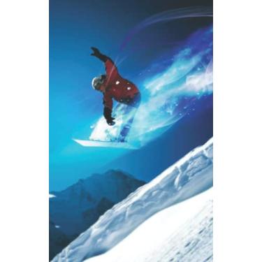 Imagem de 2022: DER schöne Taschenkalender für 2022 mit mehr als 12 Monaten, 1 Woche auf 2 Seiten, mit Winter Motiv Snowboarder, Snowboarding.