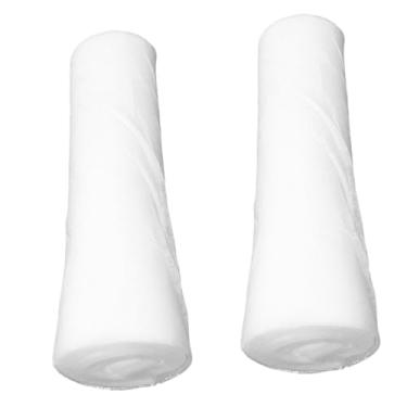 Imagem de 2 Rolos papel filtros de gordura adesivos anti de óleo exaustor Filtro de papel capuz de ventilação adesivos absorventes de óleo fã exausto tecido não tecido branco