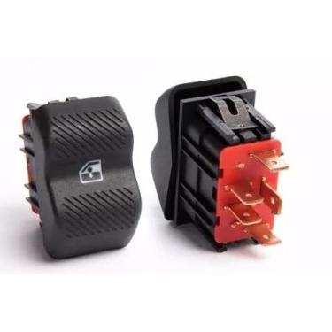 Imagem de Botao Vidro Elétrico Gol G2 Bola - 2 Peças