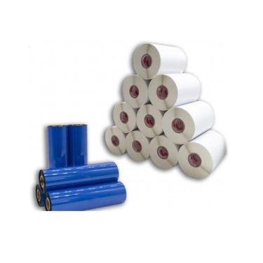 Imagem de Kit Com 10 Rolos Etiqueta Couche 50X30X2 E 5 Ribbon