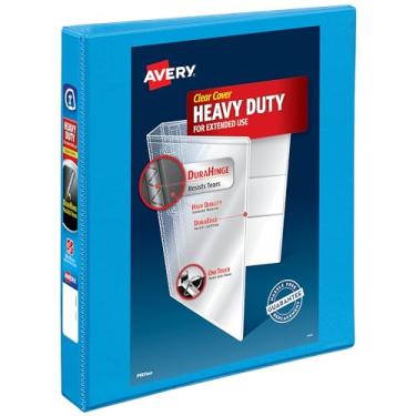 Imagem de Fichário com 3 anéis Avery Heavy-Duty View 05301, azul claro