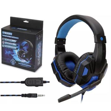 Imagem de Fones de ouvido para jogos Soyto Gamer SY830MV com fio RGB para PS4/PC/X