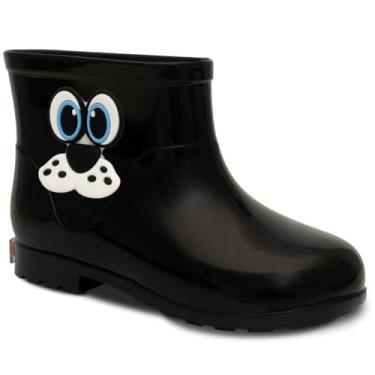 Imagem de Bota Galocha Infantil Nº 21 Ao 26 Botinha Cano Baixo Menino Menina 09.33 (Preto, BR, Criança de 1 a 3 anos, Numérico, 22)