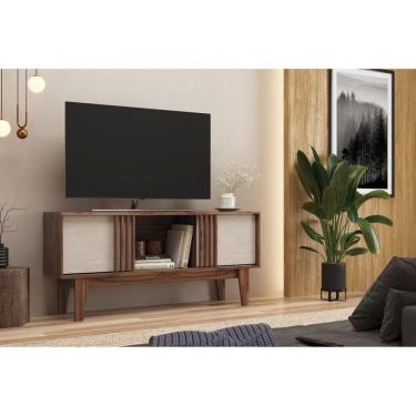 Imagem de Rack Ripado para Tv até 65 Polegadas 2 Portas Rk2200 Wengue/Petra