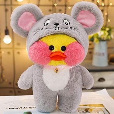 Imagem de Stuffe'd & Plush Animals - 30cm LaLafanfan Cafe Duck Turn to Stitch Unicorn Totoro Plush Toys Stuffe'd Soft Animal Dolls for Kids Girls Birthday Gifts (mouse) LATT LIV