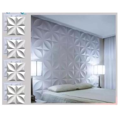 Imagem de Formas Molde pra Gesso 3D e Cimento ABS Dunas 30x30 pra Painel Revestimento de Parede