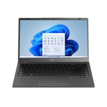 Imagem de Notebook Ultra, com Windows 11 Home, Processador Intel Core i3, 4GB 120GB SSD, Tela 14 Pol. HD Cinza Escovado - UB480 UB480