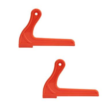 Imagem de POWERTEC L-Push Stick serve para serra de mesa, mesa de roteador, modelador. Empurrador de madeira reduz o recuo e aumenta a segurança para acessórios de trabalho de madeira. Pacote com 2 (71030)