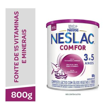 Imagem de Composto Lácteo Neslac Comfor Nestlé Fase Pré-Escolar 800G