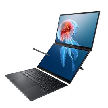 Imagem de ASUS Zenbook Duo Laptop, Dual 35.6 cm OLED 3K 120Hz Touch Display, Intel Evo Certified, Intel Core Ultra 9 185H CPU, Intel Arc Graphics, 32GB RAM, 1TB SSD, Windows 11, Inkwell Gray, UX8406MA-PS99T