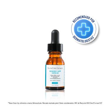 Imagem de Sérum Facial Antioleosidade, Antiacne E Antienvelhecimento Skinceuticals Blemish + Age Defense Com 15Ml