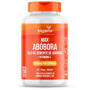 Imagem de Max Abóbora, Óleo de Semente de Abóbora com Vitamina E, 1000mg, Prensado a Frio, Biogens, 150 cápsulas