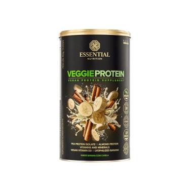 Imagem de Veggie Protein sabor Banana Canela Essential Nutrition Lata 462g