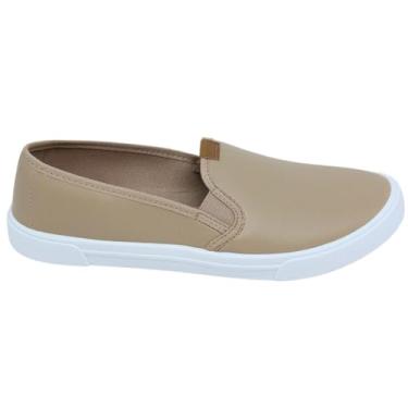 Imagem de Sapatilha Feminina Moleca Alpargata Slip On Iate Confortável Clássica 5296.530 Bege (Bege, BR, Adulto, Numérico, 35)