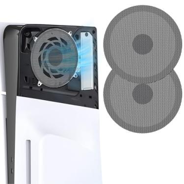 Imagem de Buziba 2 Pack Fan Dust Filter for PS5 Slim Heatsink Fan Breathable Mesh Dust Cover Dust-proof Net for PS5 Cooling Fan Compatible with Digital & Disc Edition