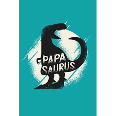 Imagem de Papasaurus: 6x9 Lined Writing Notebook Journal, 120 Pages