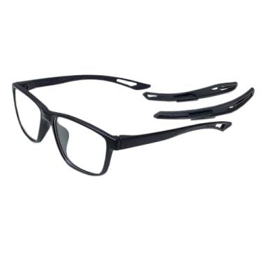 Imagem de Armação Óculos Esportivo Unissex Haste Prolongada Removível Modelo Leve e Confortável