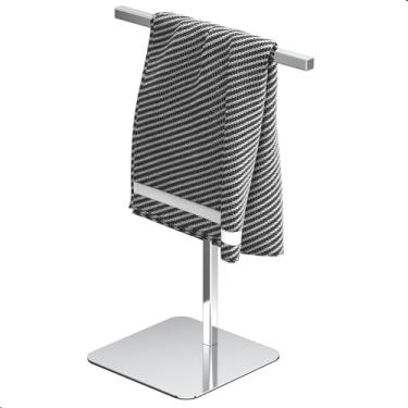 Imagem de UNIDAS STORE, Porta Toalha Lavabo Inox de Bancada Suporte Toalha Nice